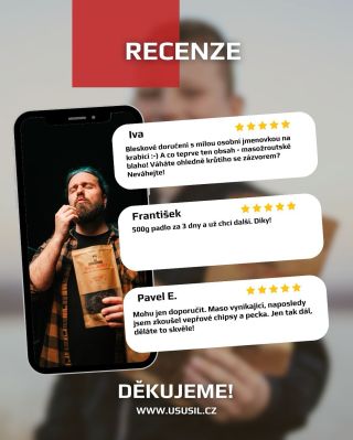 Děkujeme, že nám důvěřujete! 💚 #jerky #snacktime #chutnedoma #rychladoprava #kvalita #spokojenyzakaznik #proteinovasvacina...